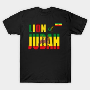 Lion of Judah, Reggae, Ethiopian, Rasta T-Shirt